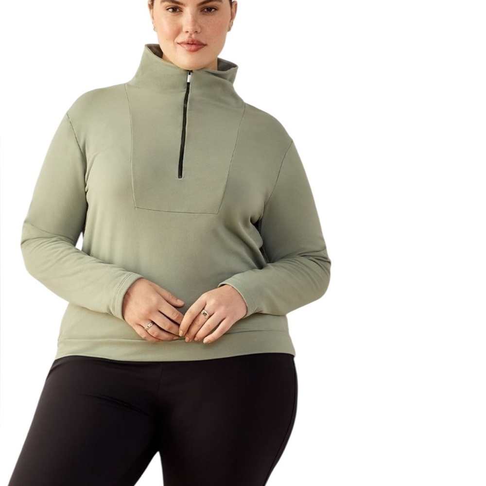 ADAY Warm All Year Pullover Sage Green